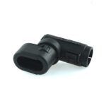 Wellrohranschluss für AMP Junior Timer Stecker, 90°, NW 8,5, 3-polig, CI10-90-AM3