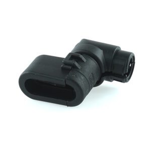 Wellrohranschluss für AMP Junior Timer Stecker, 90°, NW 7,5, 4-polig, CI08-90-AM4