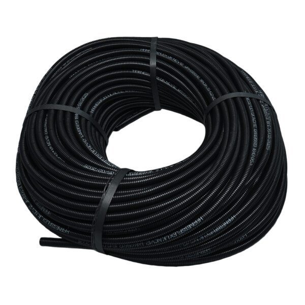 Wellrohr NW 10 PA6, Normalprofil UL94 V0, Aufmachung 100m-Ringe