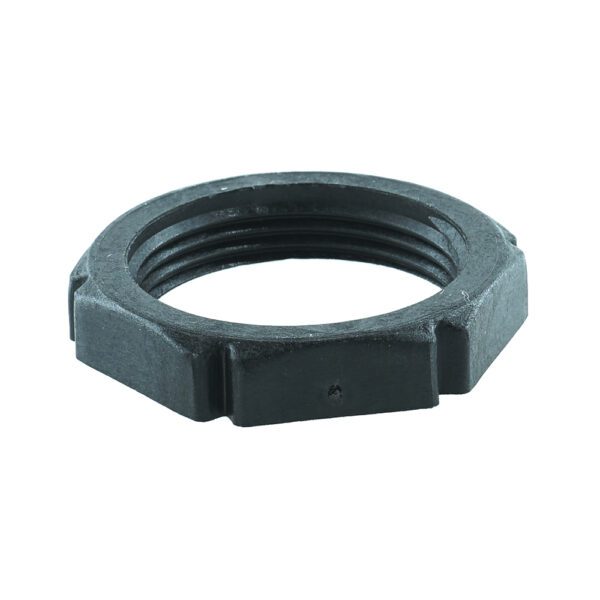 conduit lock nut PG21, black