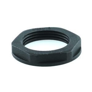 Mutter für Kabelverschraubung M25, schwarz