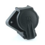 Steckdose 4-polig, 6-24V, Schraubanschluss, Kabelabgang 90°