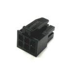 Micro MATE-N-LOK 3mm female housing, 6way, 2×3, black