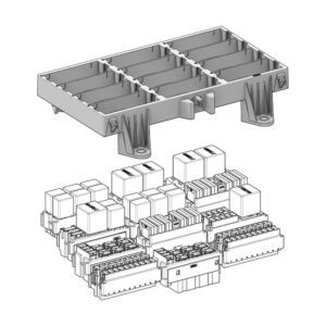 Frame for free configurable central electric, high design, 0101682