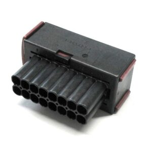 Junior-Power-Timer-Gehäuse 16 polig, (2x8), Kodierung A1, mit Verriegelung, für Seal