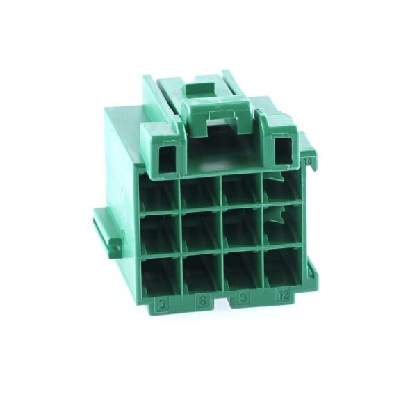 junior power timer housing, 12-pole, coding A, green