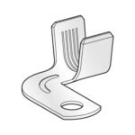 Ringkabelschuh, Crimpkontakt, M8, 50-70mm², gewinkelt 90°