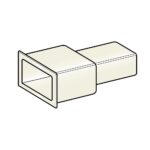 Terminal Cover, male, FASTON M630, white