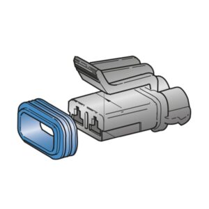 Seal 2,8mm, female holder, 2way