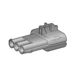 Seal 2,8mm, male holder, 3way