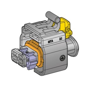 C280 Steckergehäuse, female holder für BDK & BSK Kontakte, 2-polig