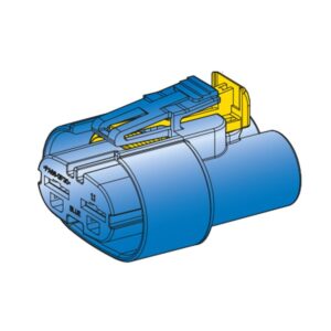 Leistungs-Steckverbinder, female holder 2-polig, blau