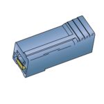 Power Connector, female holder polarized, 1way, blue