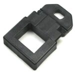 Anbauplatte mit einem Befestigungsloch