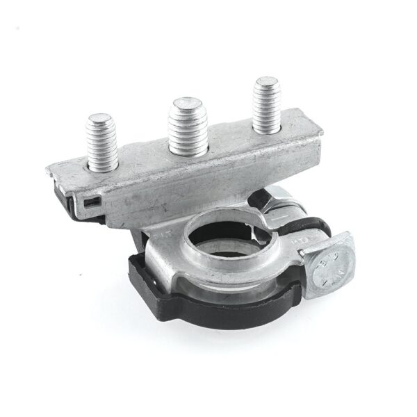 Batterieklemme "-", Ø 17mm, Anschlussbolzen M6-M6-M8