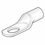 Rohrringkabelschuh, M8, 16mm²