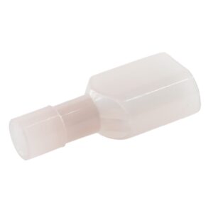 Flachstecker 6,3mm, vollisoliert rot, 0,25-1mm²