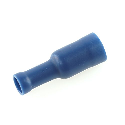 Rundsteckhülse Ø 4,85mm, vollisoliert, blau, 1-2,5mm²