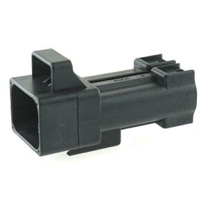 Leistungssteckverbinder, wasserdicht, für 2x Flachstecker, mit Secondarylock