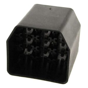 Flachsteckhülsengehäuse, male holder 6,3mm, 11-polig