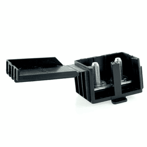 Verteiler mit 2 x M8-Stehbolzen gebrückt, mit Deckel