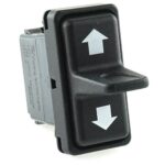 on-off-on Schalter 28V/0,4VA, Symbol Pfeil hoch/Pfeil runter, Contura XII