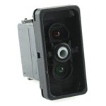 on-off-on Doppelschalter 24V/15A, LED 1 grün hell, LED 2 rot, für Contura X, Xl, Xll