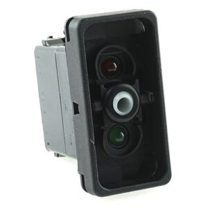 on-off-on Doppelschalter 24V/15A, LED 1 grün hell, LED 2 rot, für Contura X, Xl, Xll