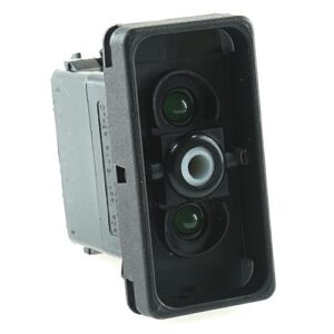 on>off<on Doppeltaster 24V/15A, LED 1 grün hell, LED 2 grün hell, für Contura X, Xl, Xll