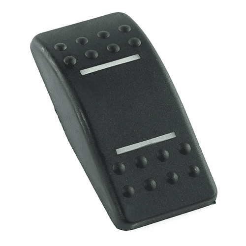 Wippe Contura II, schwarz, 2x schmale Linse weiß, ohne Symbol