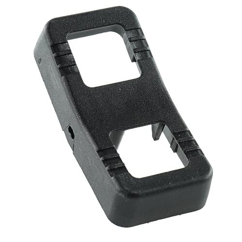 Wippe Contura X, schwarz, quadratische Fenster, ohne Linse