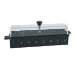 Sicherungsdose für UniVal, 8-polig, mit Deckel und Deckelschraube