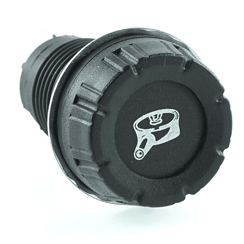 Kontrollleuchte 12V/24V, rot, Ø17mm, Steckanschluss, Symbol "Luftfilter"