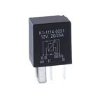 Micro Relay 12V, 20/25A, changeover contact, with diode