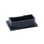 Grundplatte Zentralsteckeranschluss 6×6,3mm bestückt für Relais-Gehäuse 50mm x 60mm x 33mm