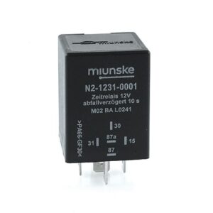Zeitrelais 12V, 10s, abfallverzögert, nicht potentialfrei, retriggerbar