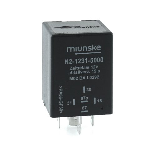 Switch-off Delayed Timer Relay 12V, NC 10A/NO 15A, 15sec, no dry contact