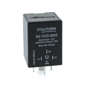 Switch-off Delayed Timer Relay 12V, 30sec, no dry contact, negative triggered