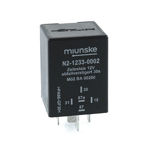 Switch-off Delayed Timer Relay 12V, 30sec, no dry contact, negative triggered