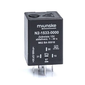 Switch-off Delayed Timer Relay 12V, 1...30sec adjustable, no dry contact