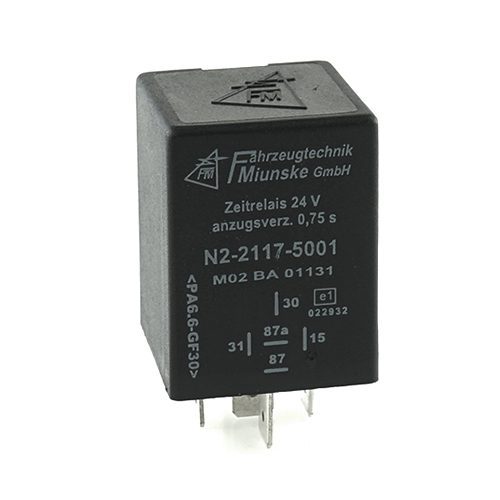 Zeitrelais 24V, 0,75s, anzugverzögert, nicht potentialfrei