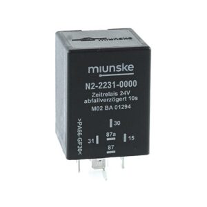 Zeitrelais 24V, NC 10A/ NO 15A, 10s, abfallverzögert, nicht potentialfrei