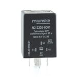 Zeitrelais 24V, NC 10A/NO 15A, 60s, abfallverzögert, nicht potentialfrei, retriggerbar