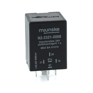 Impulsrelais 24V, NC 10A/NO 15A, 1s, abfallverzögert, potentialfrei, positiv getriggert