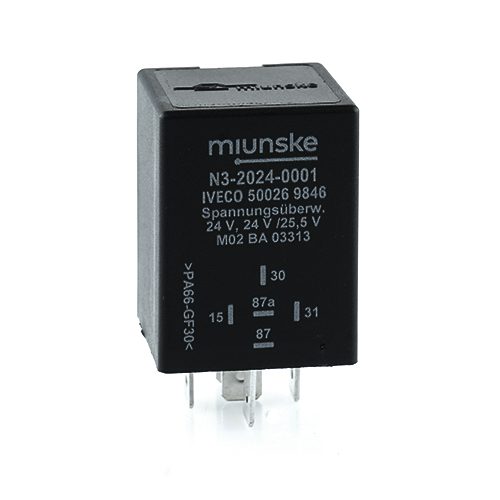 Spannungsüberwachung 24V, U(ein) 25,5V, U(aus) 24V, verzögert