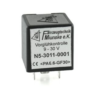 Vorglühzeitkontrolle 9...30V, 0...25s