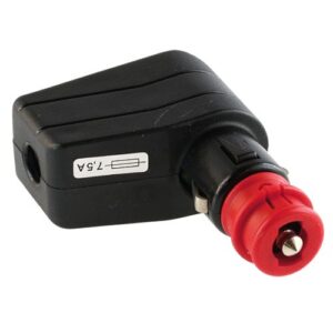 Universal Angled Plug 7.5A/6-24V, with blade fuse UniVal 7,5A
