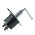 Battery Disconnect Switch, 250A/24V, (2500A/5sec), housing and grip of metal, flange elongate, shaft- Ø22mm, hole distance 100mm