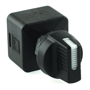 Drehschalter, I->0<-II, unbeleuchtet, IP53