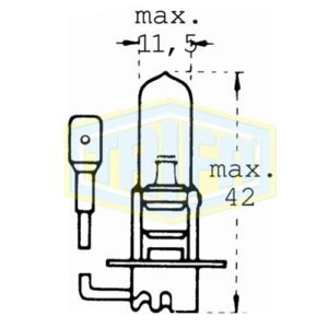 Scheinwerferlampe H3, 24V, 70W, PK22s